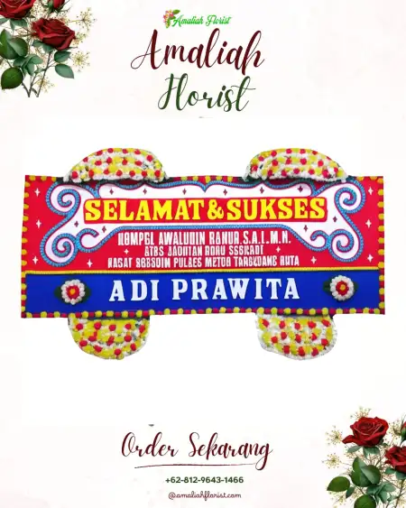 Papan Bunga Ucapan Selamat Kutabawa